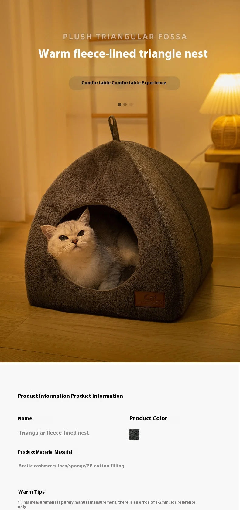 Triangle Cat Nest