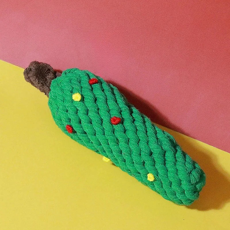 Christmas Dog Squeakey Chew Toys