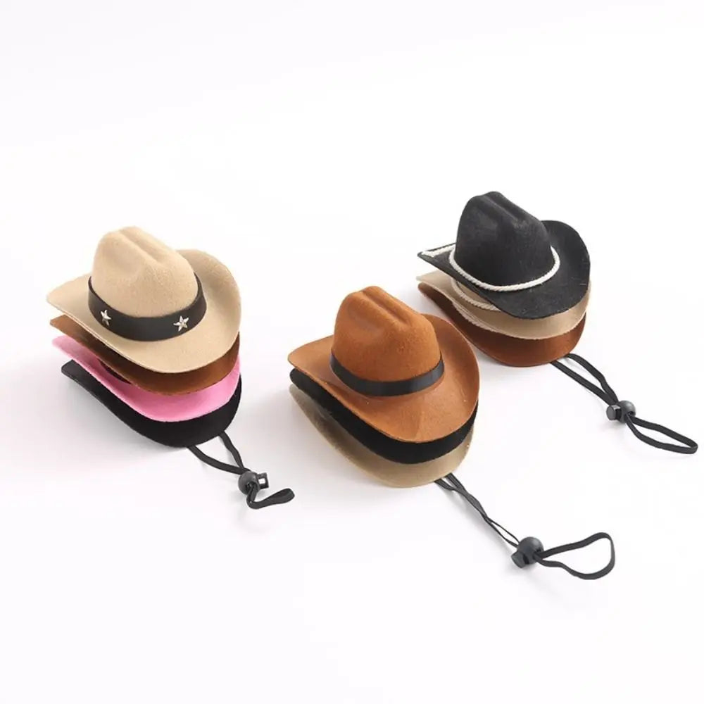 Adjustable Pet Crowboy Hat
