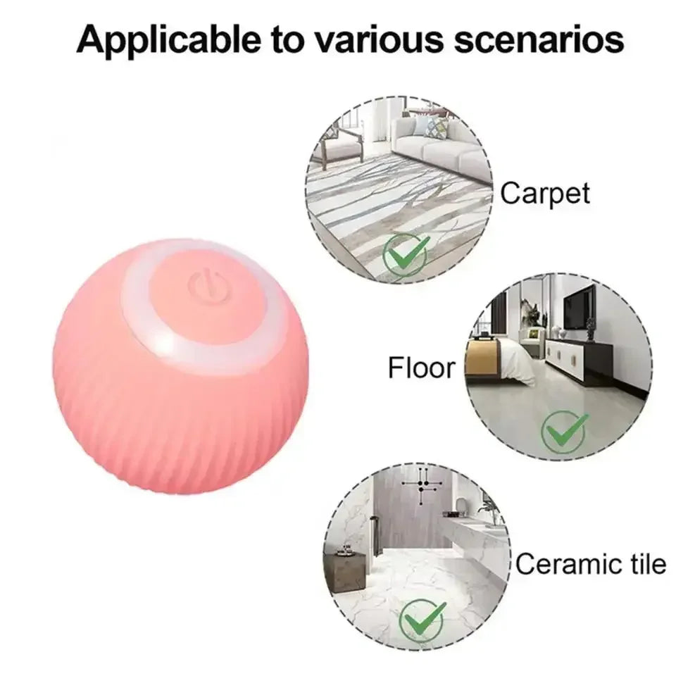 Rechargeable Self-moving Rolling Ball