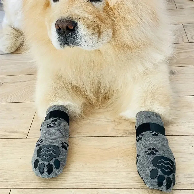 Anti-Slip Dog Socks 4pcs Paw Protector