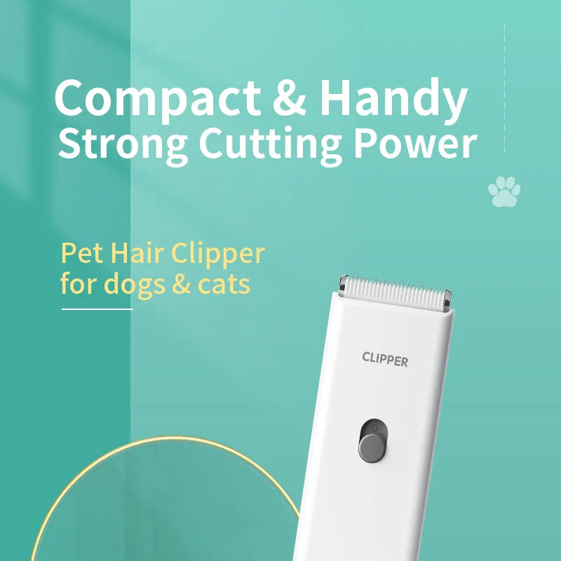 Cordless Rechargeable Pet Hair Trimmer