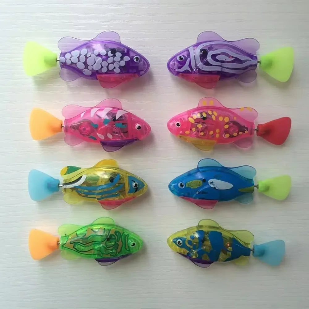 Cat Toy LED Swimming Robot Fish
