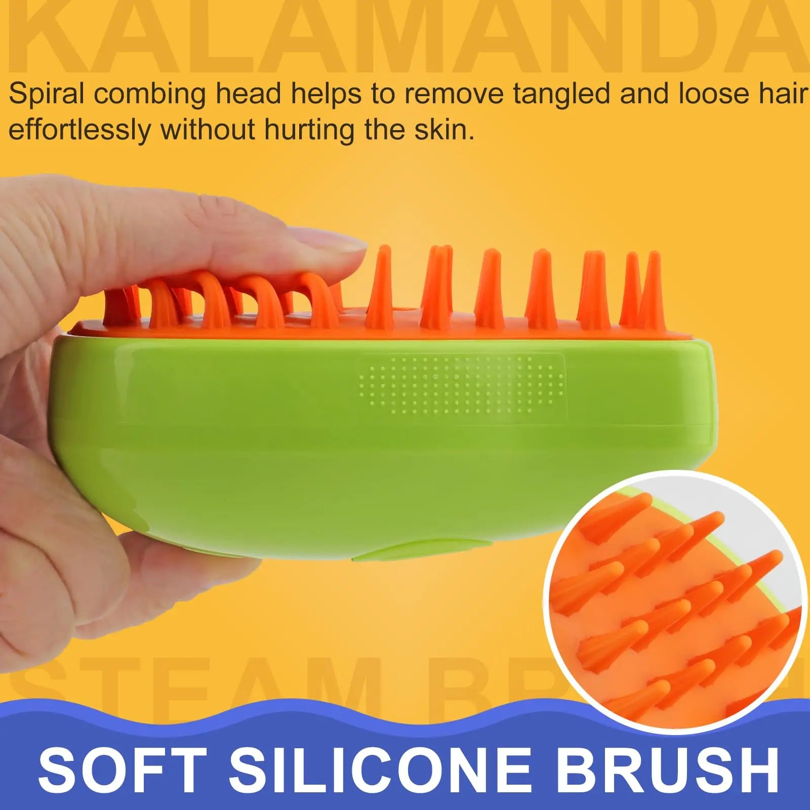 3-in-1 Pet Steamy Brush