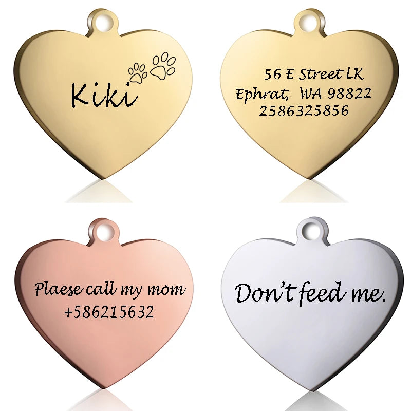 ID Heart Tag - Personalized