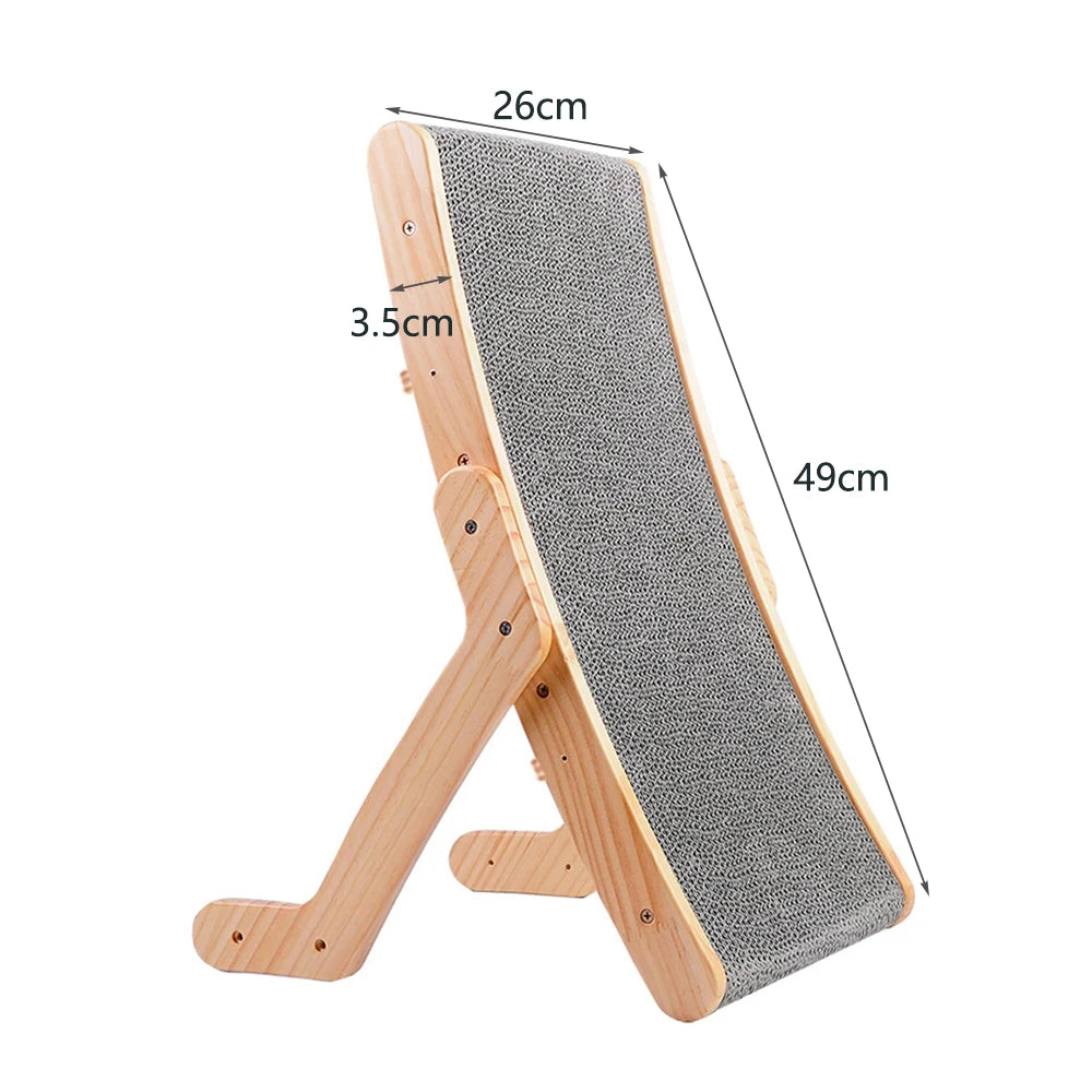 Cat Scratcher Board Wooden Frame