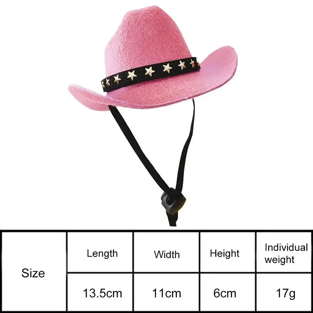 Adjustable Pet Crowboy Hat