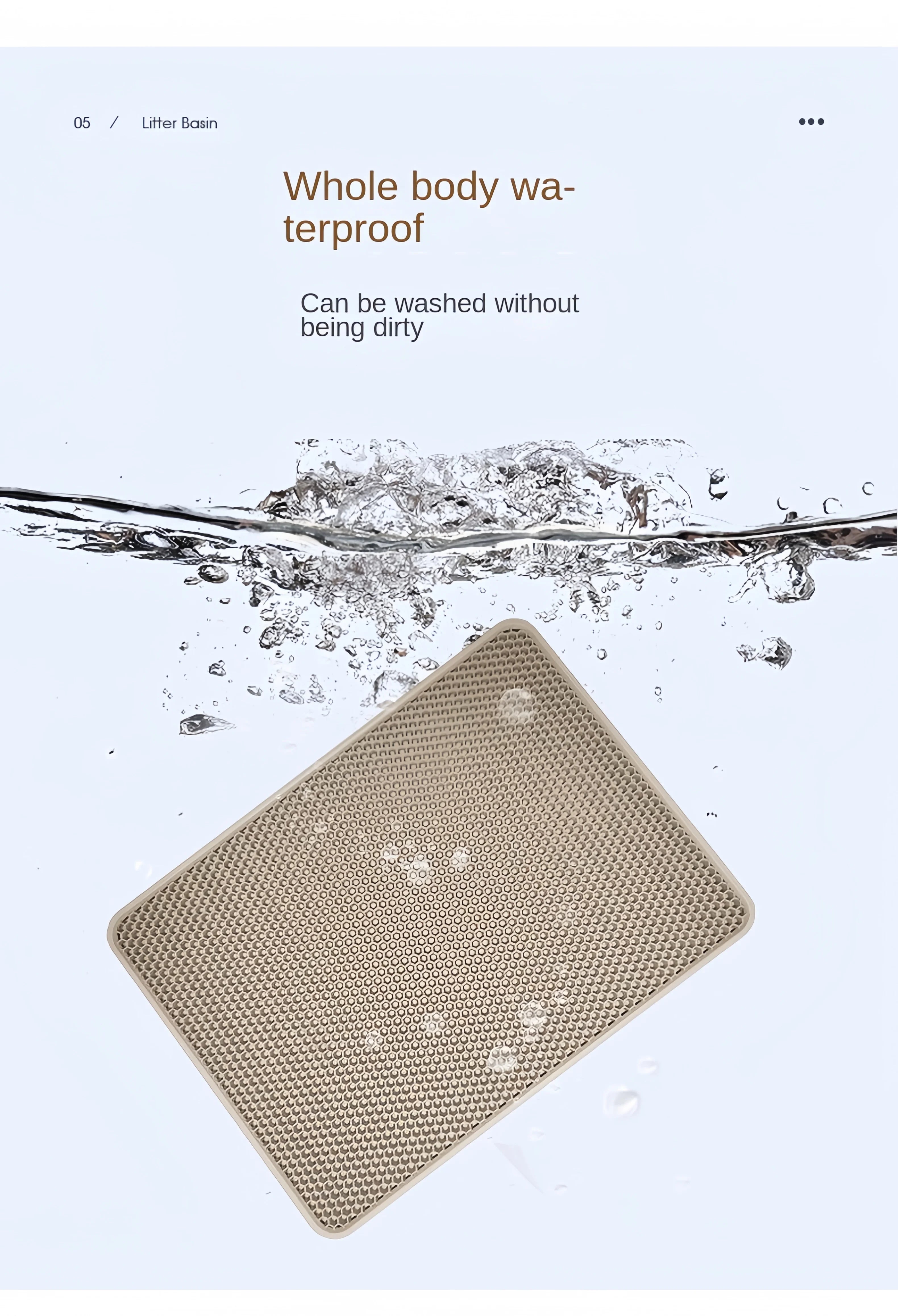 Cat Litter Mat - Waterproof Double Layer