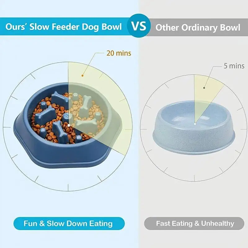 Slow Feeding Dog Bowl