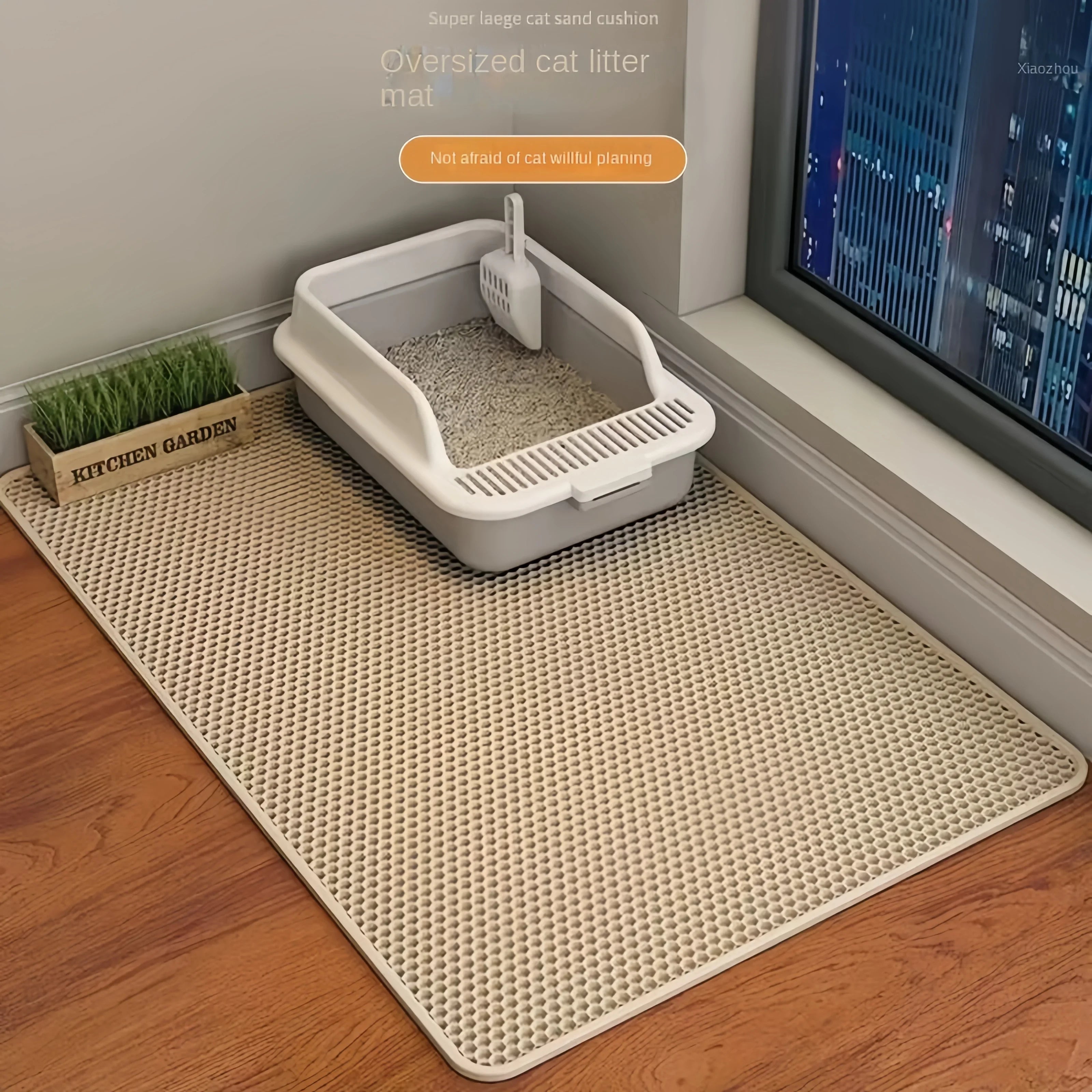 Cat Litter Mat - Waterproof Double Layer