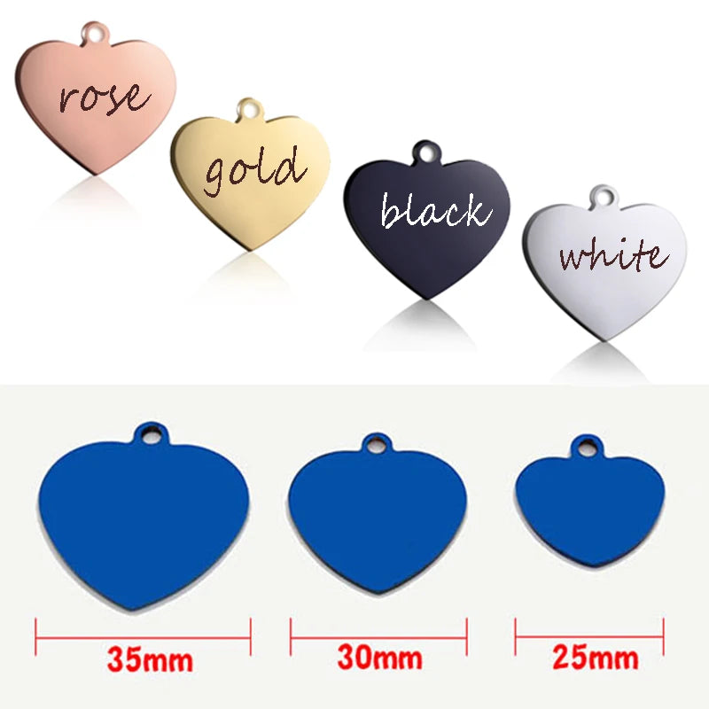 ID Heart Tag - Personalized