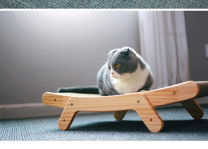 Cat Scratcher Board Wooden Frame