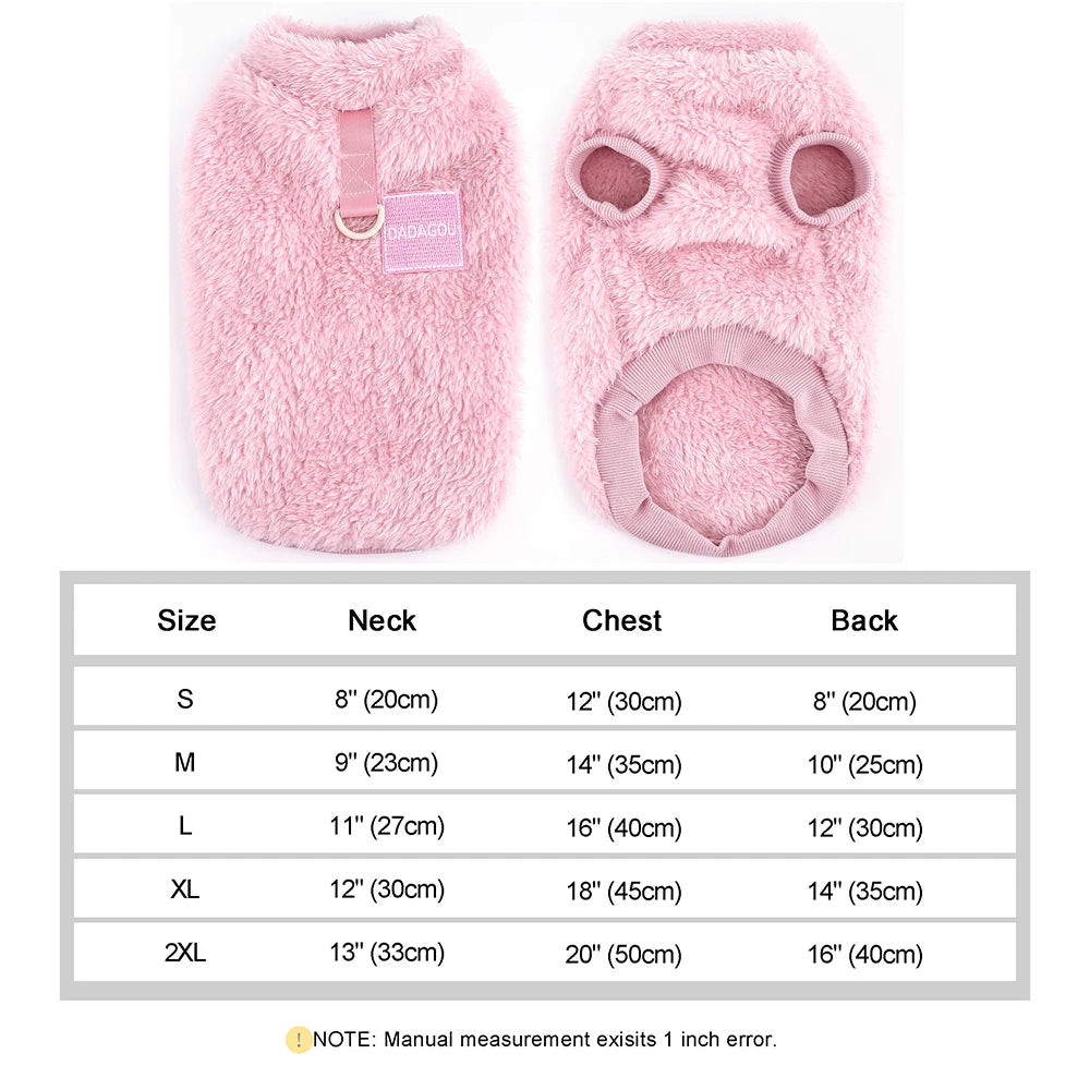 Soft Fleece Dog Clothes