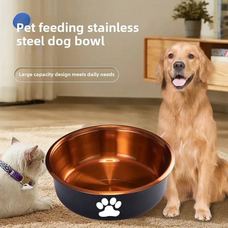 Anti-Slip Dog Bowls - Stainless Steel