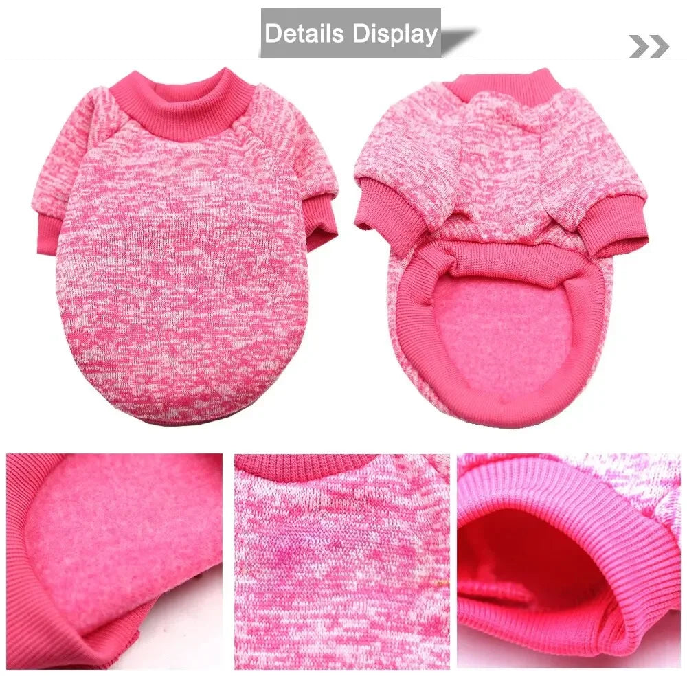 Dog Round Neck Warm Clothes