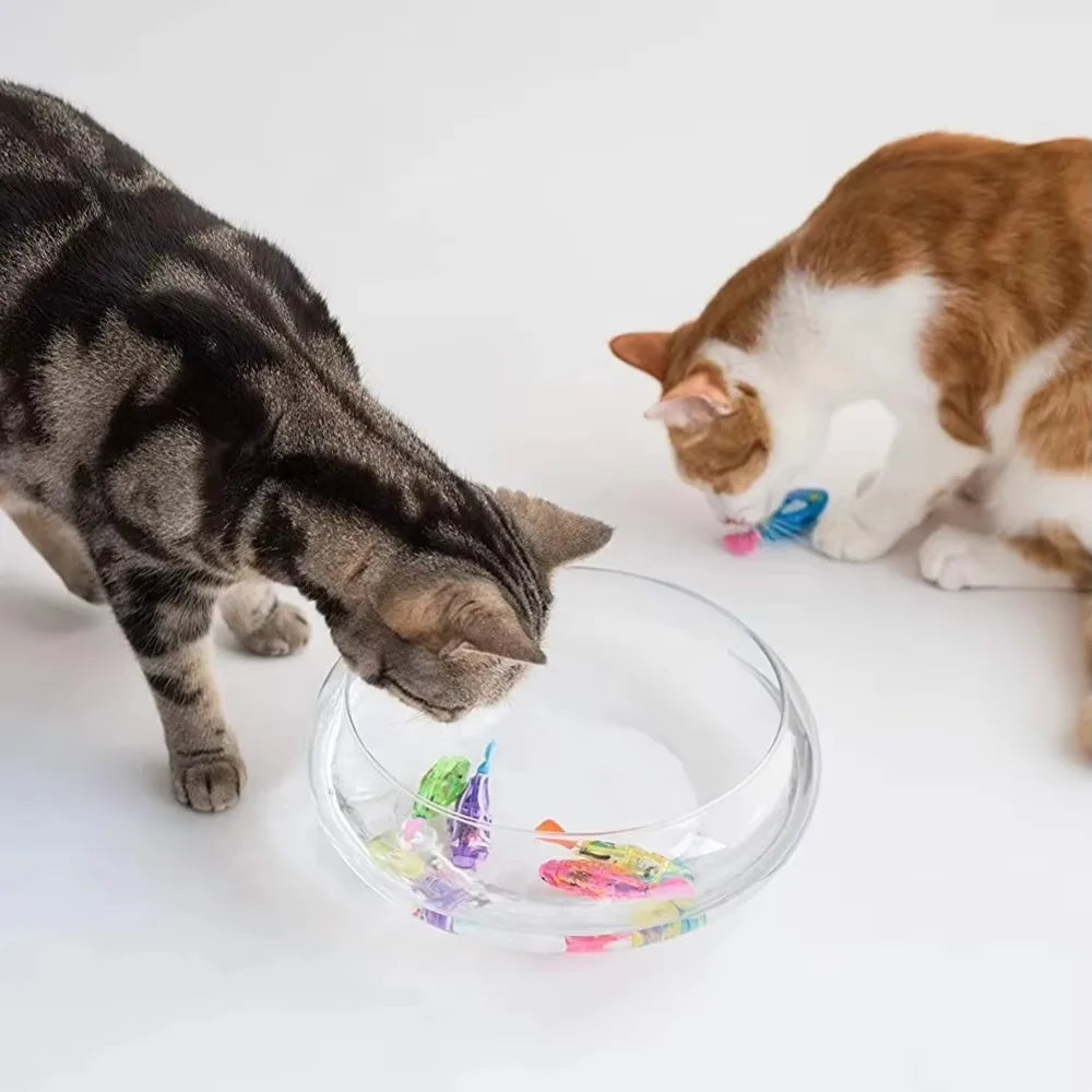 Cat Toy LED Swimming Robot Fish