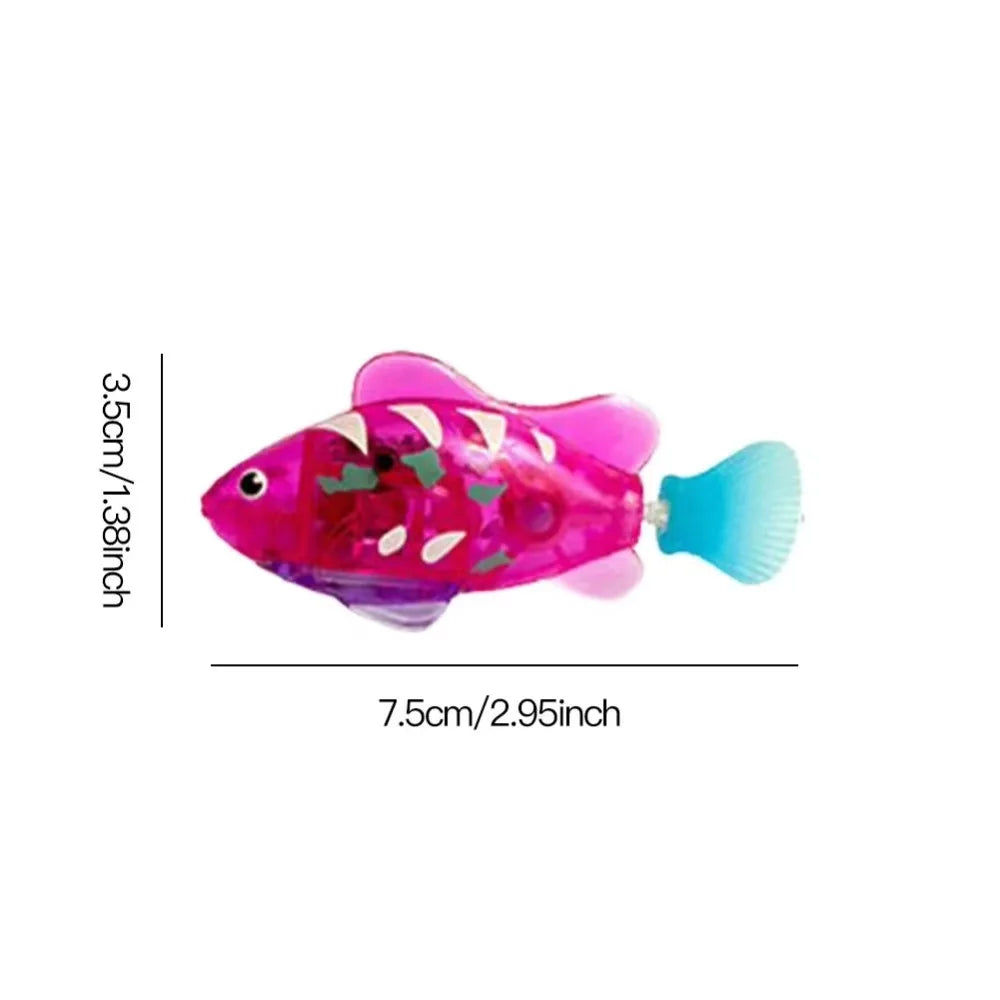 Cat Toy LED Swimming Robot Fish
