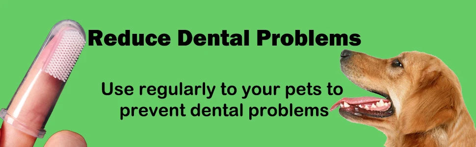 Soft Pet Finger Toothbrushes Dog