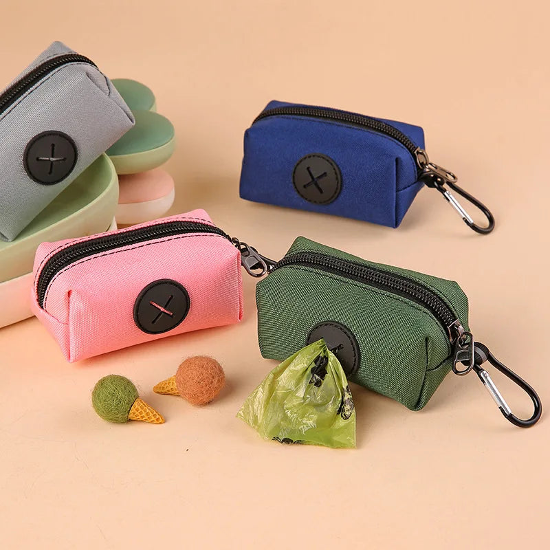 Canvas Dog Poop Bag Holder