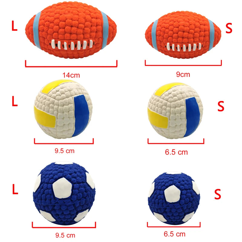 Soft Pet Ball Squeaky Toy