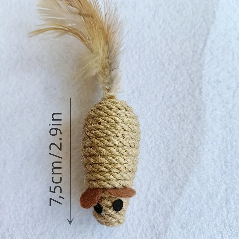 Sisal False Mouse Plush Toys