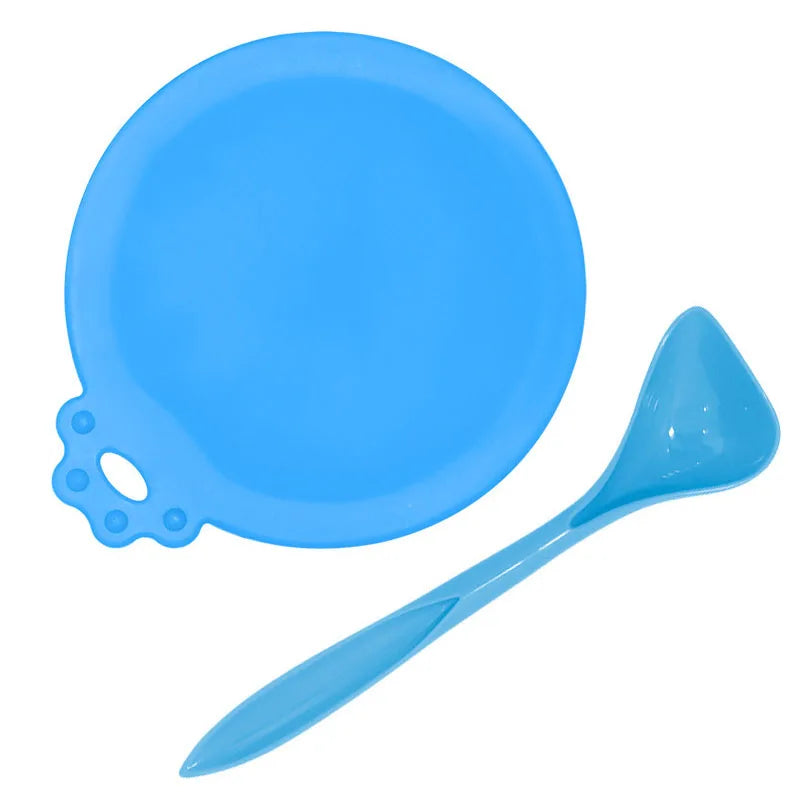 Reusable Pet Food Can Cover and Spoon