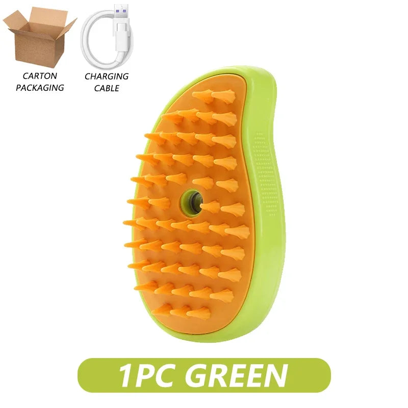 3-in-1 Pet Steamy Brush