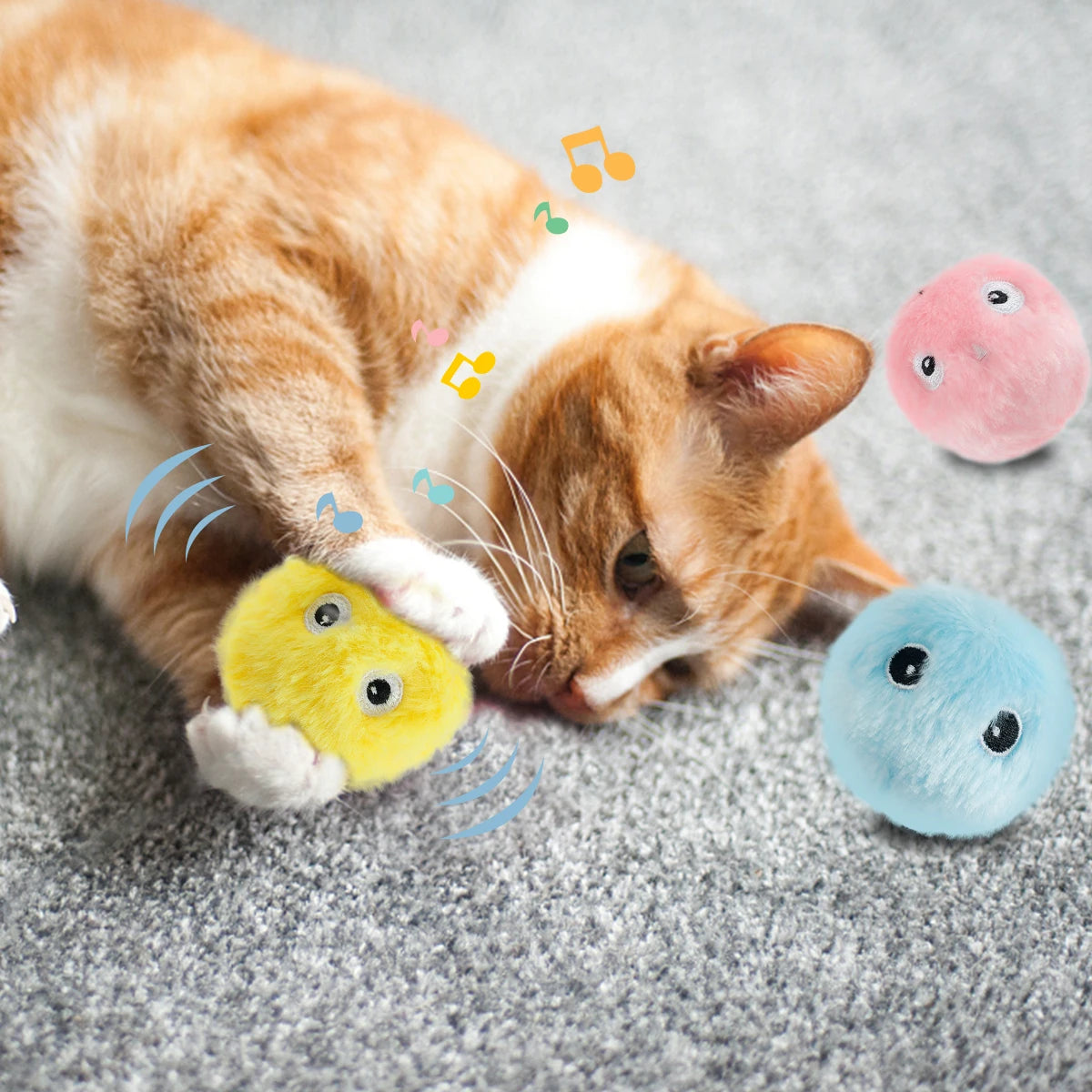 Smart Cat Toys - Faux Fur Ball