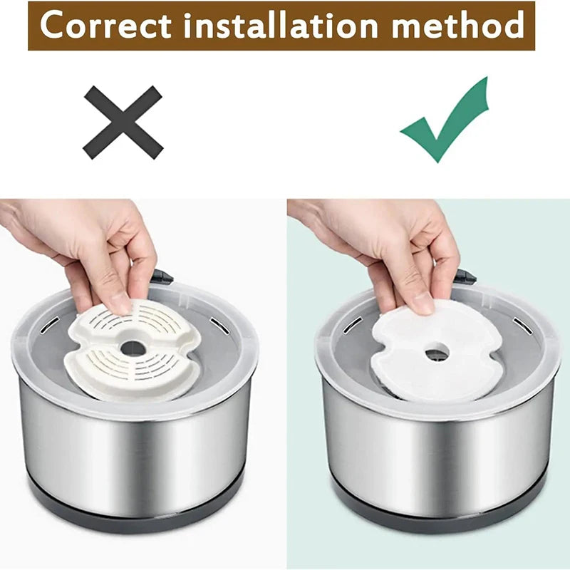 Pet Water Dispenser Filter - 4/8 Packs