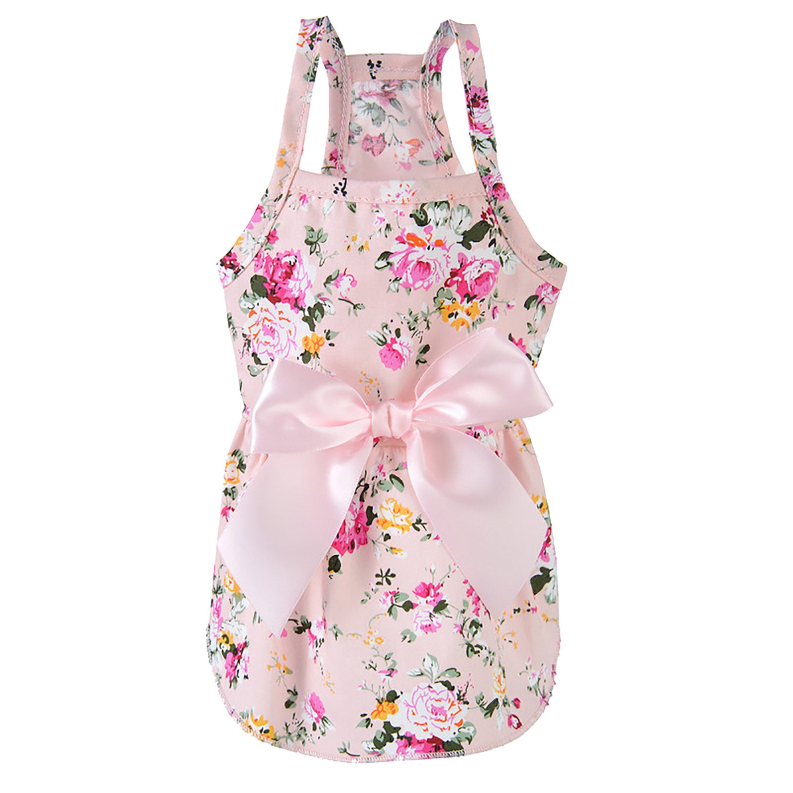 Pet Print Breathable Bow Sleeveless Shirt