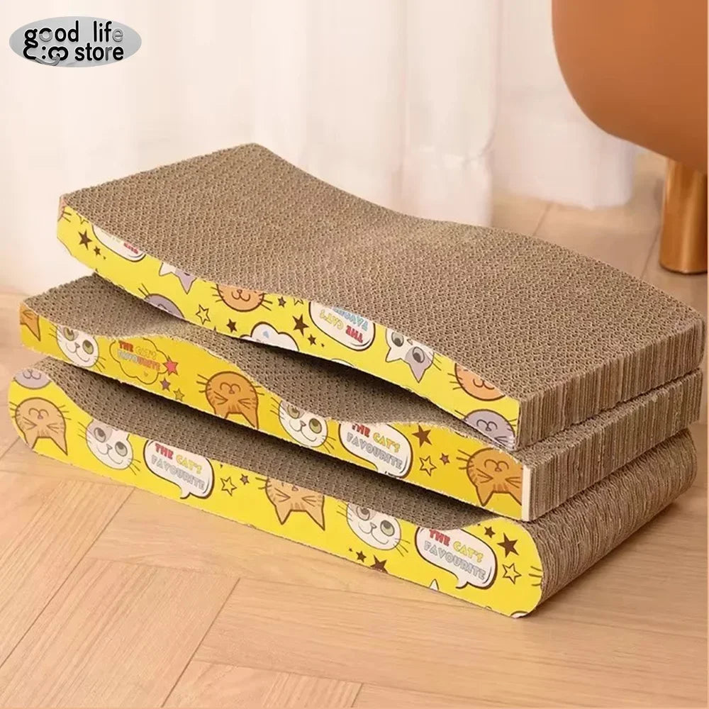 Cat Scratching Cardboard
