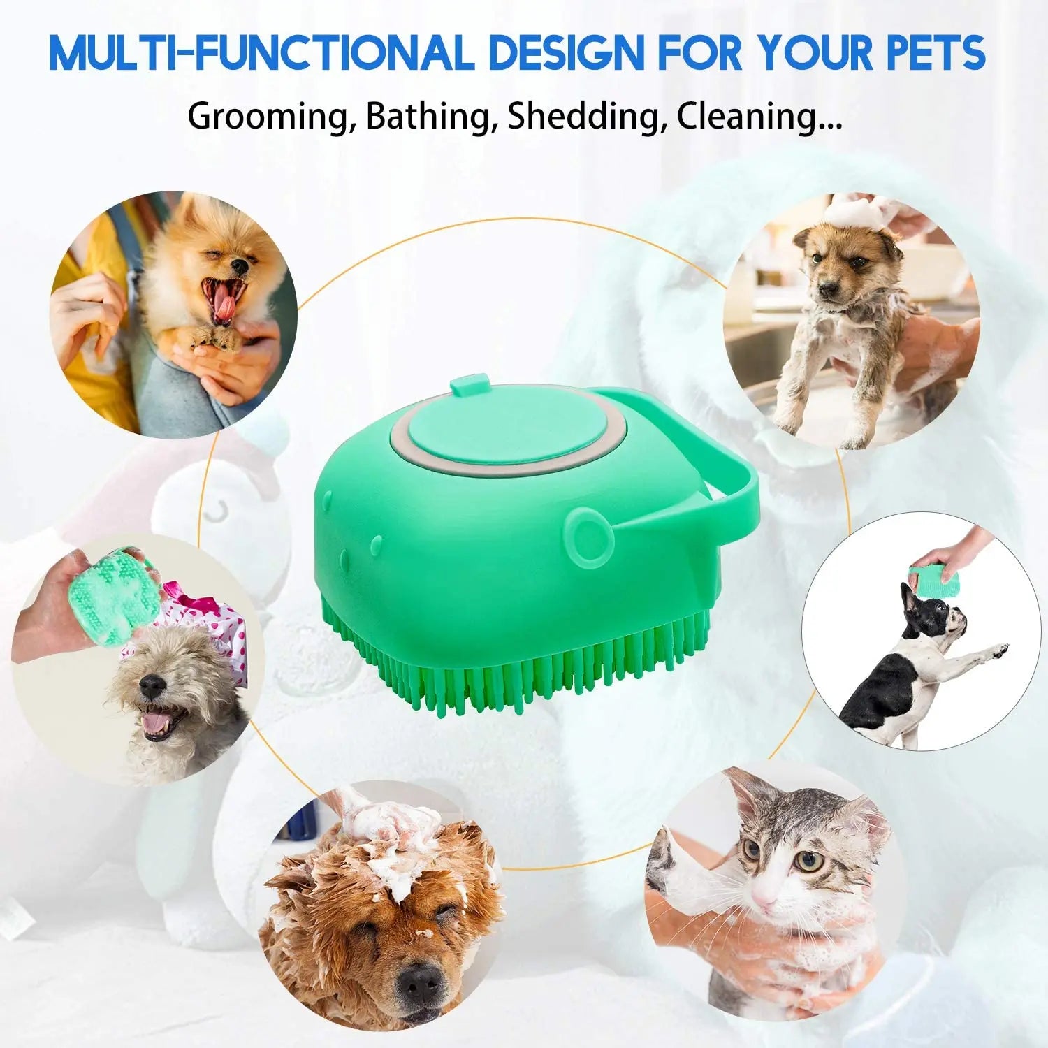Shampoo Grooming Brush