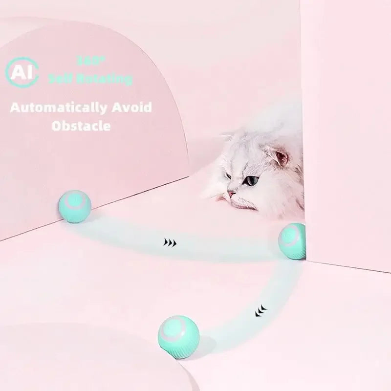 Rechargeable Self-moving Rolling Ball