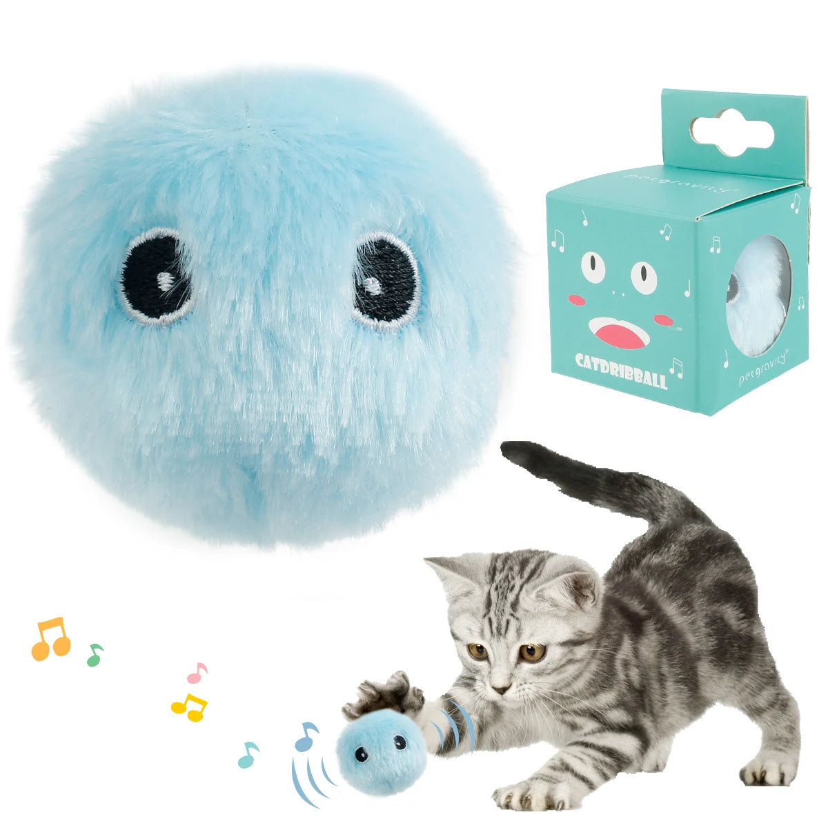 Smart Cat Toys - Faux Fur Ball