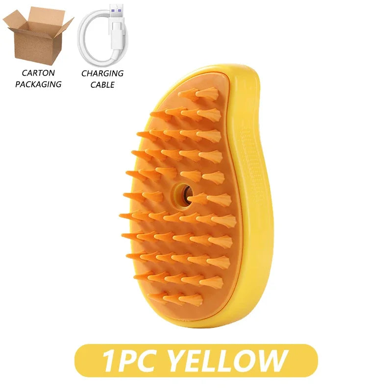 3-in-1 Pet Steamy Brush