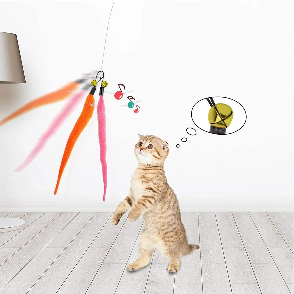 Worms Head Funny Cat Stick