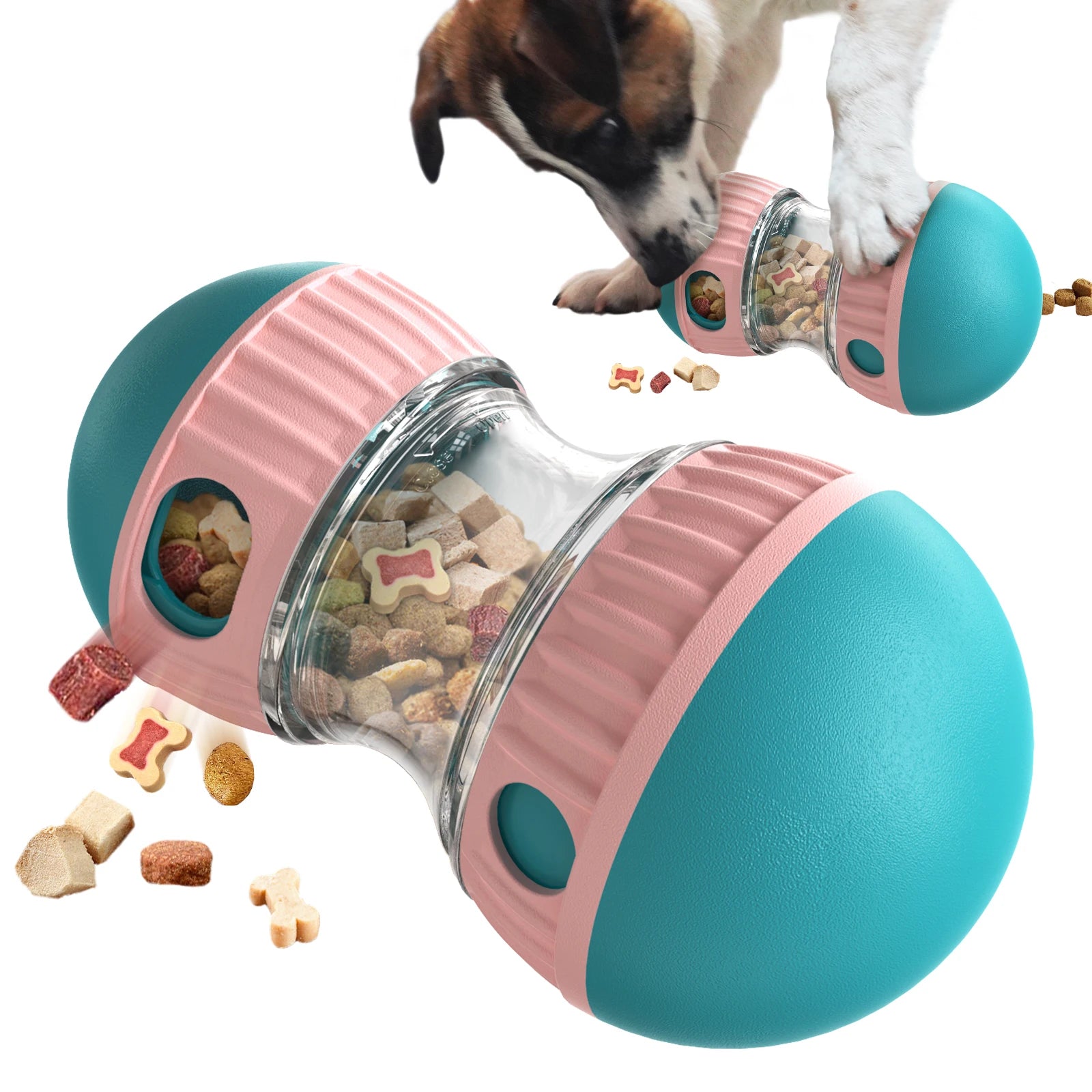 Dog Puzzle Toy Elliptical Track Rolling Ball