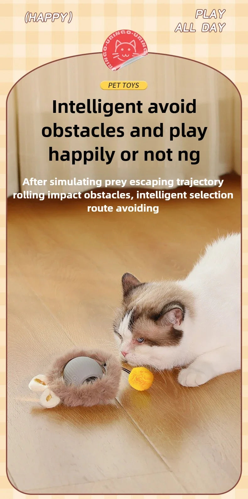 Cat Interactive Electric Ball