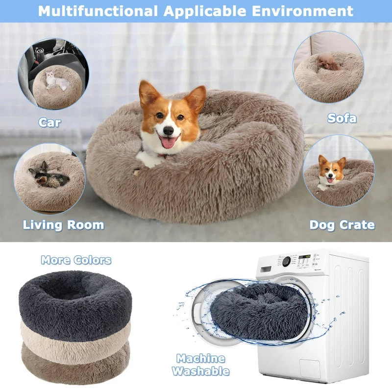 Super Soft Pet Donut Bed