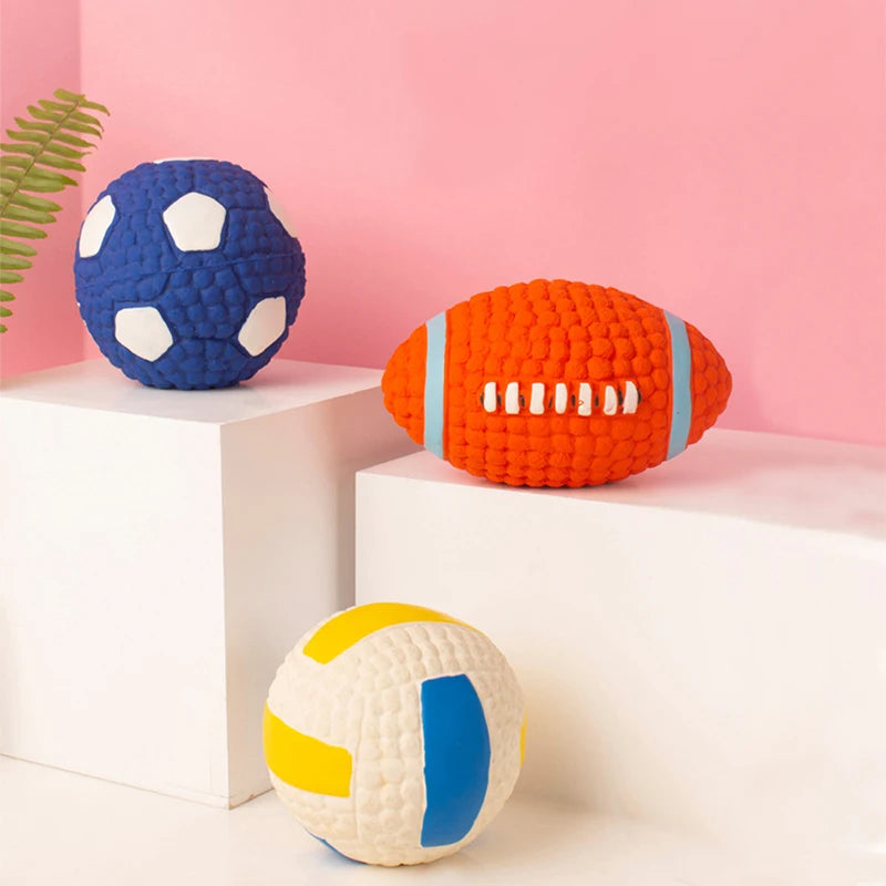 Soft Pet Ball Squeaky Toy