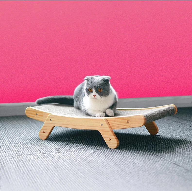 Cat Scratcher Board Wooden Frame