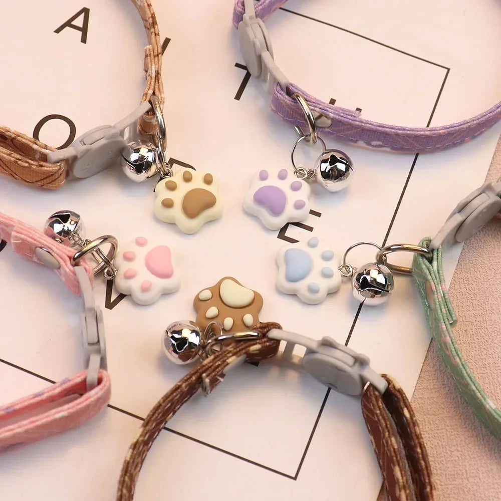 Cute Neck Pet Collar with Bell