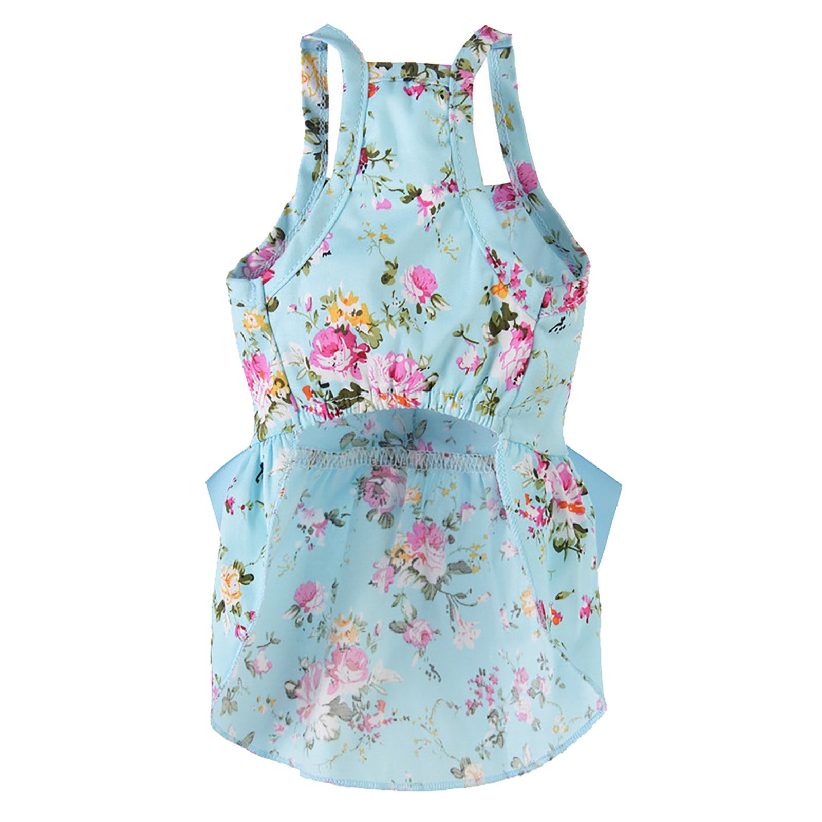 Pet Print Breathable Bow Sleeveless Shirt