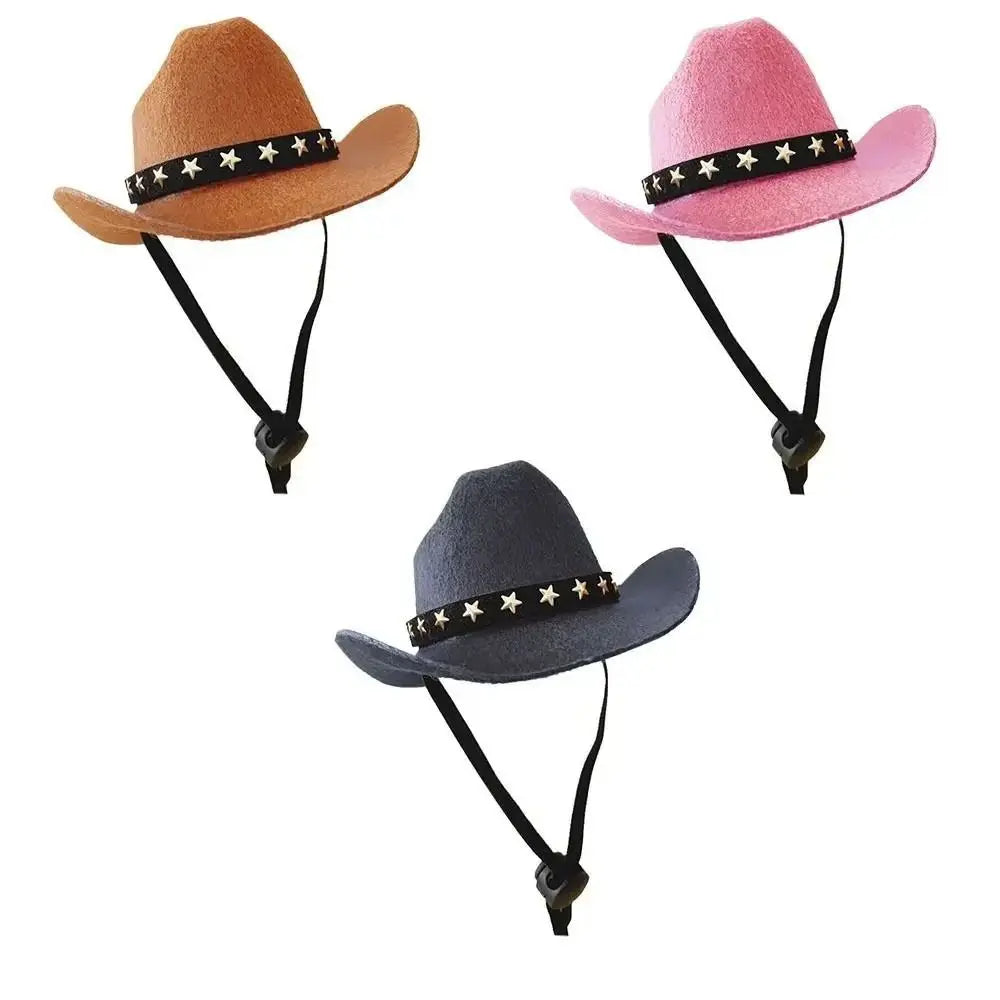 Adjustable Pet Crowboy Hat