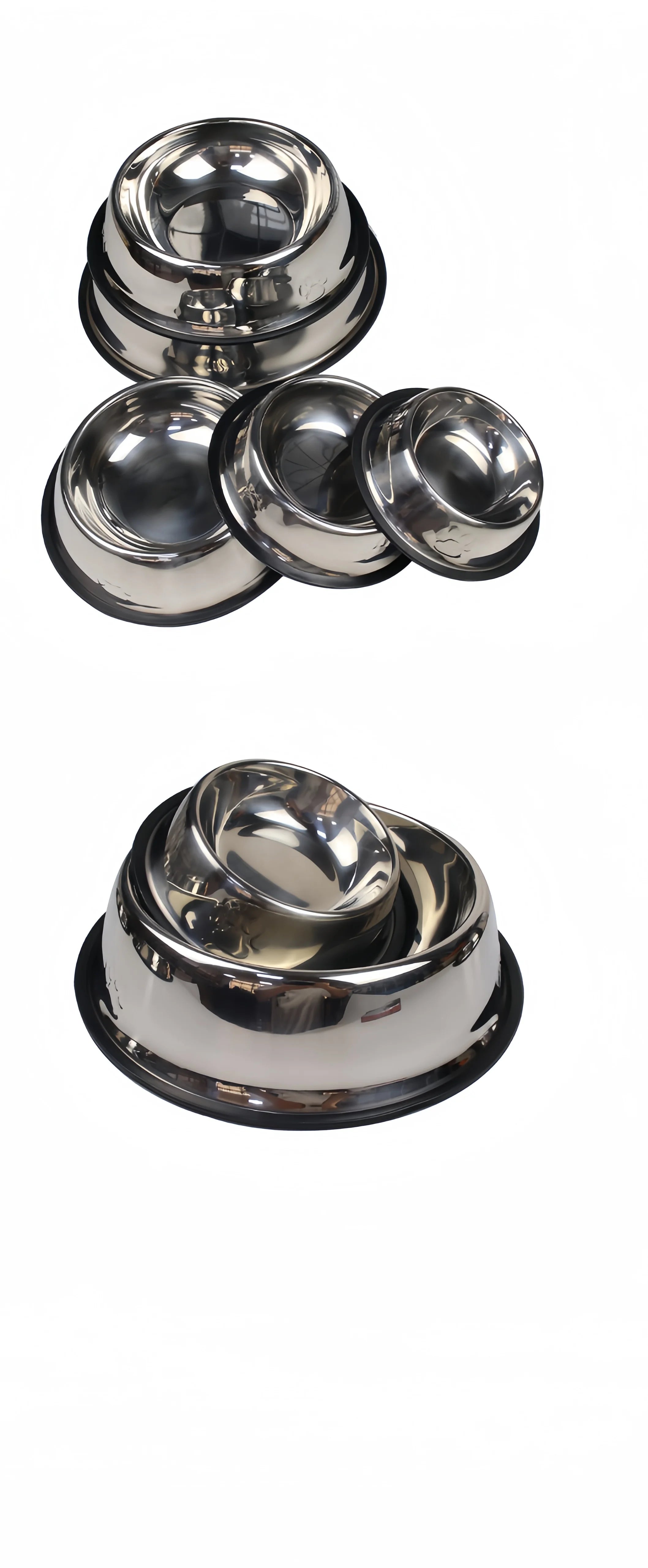 Pet Stainless Steel Feeding Bowl