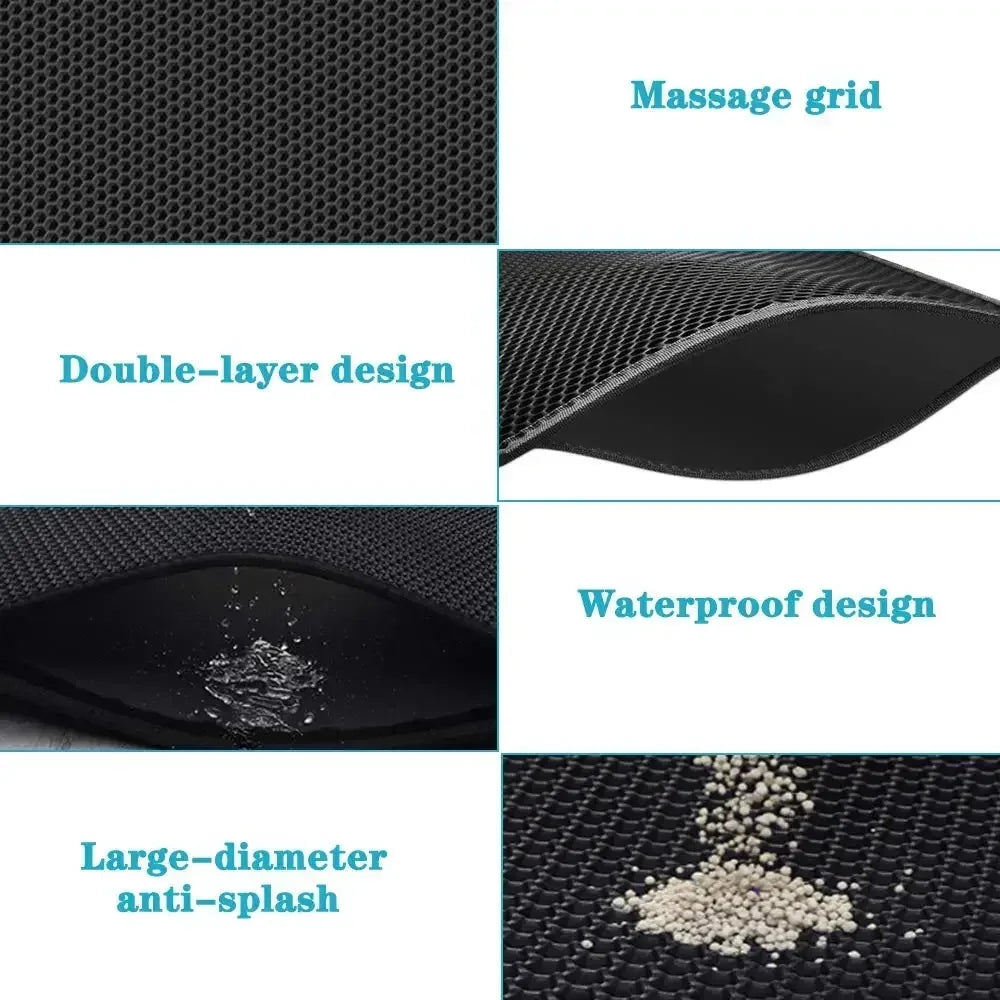 Cat Litter Mat - Waterproof Double Layer