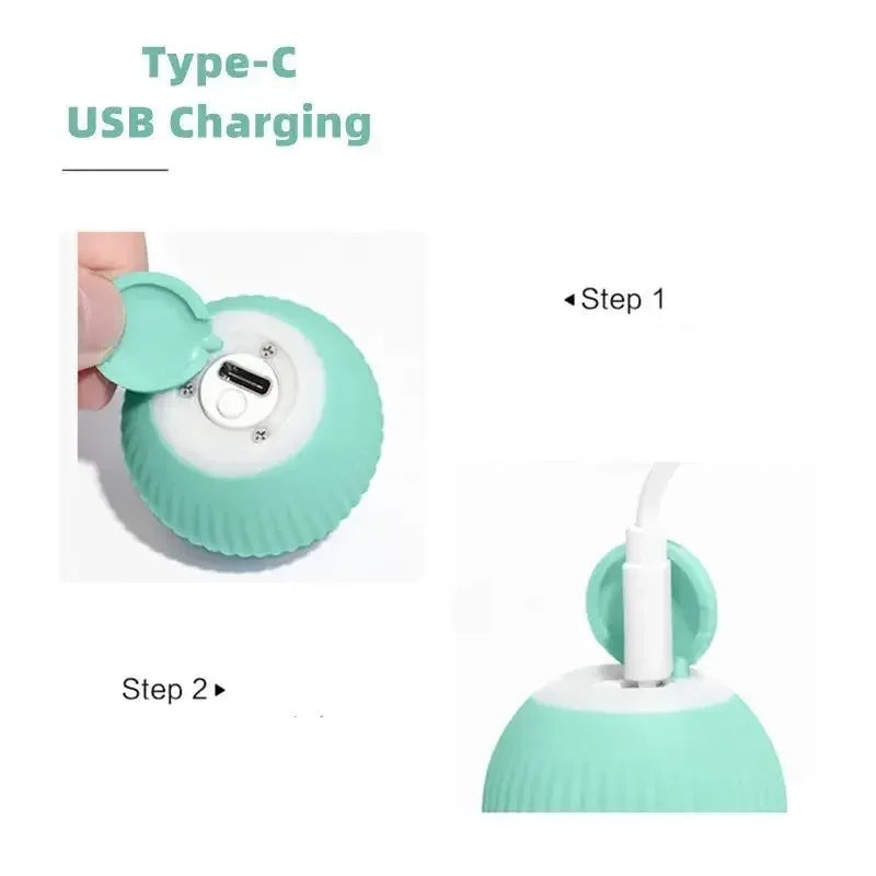 Rechargeable Self-moving Rolling Ball