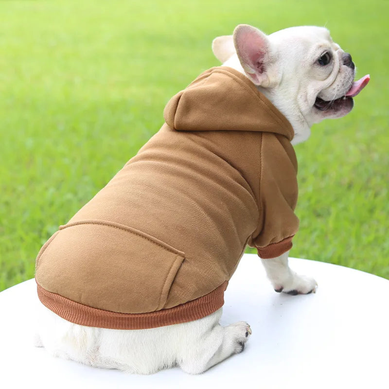 Dog Winter Hooded Sweatshirt