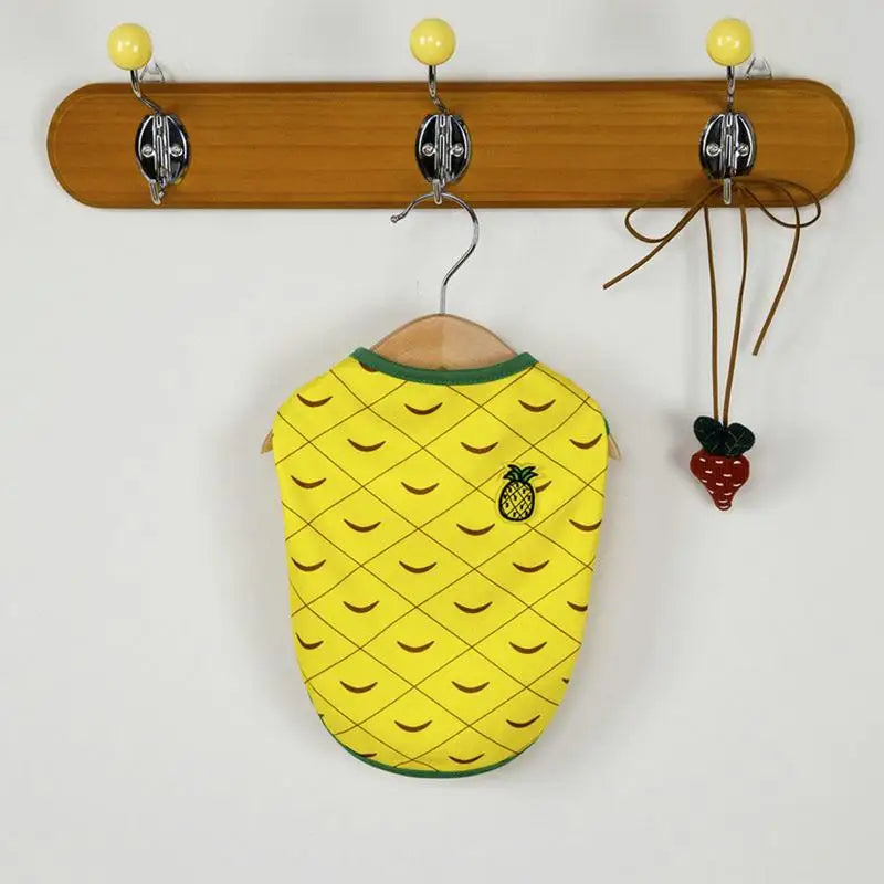 Soft Breathable Dog Clothes - Cute Watermelon Pineapple Outfit