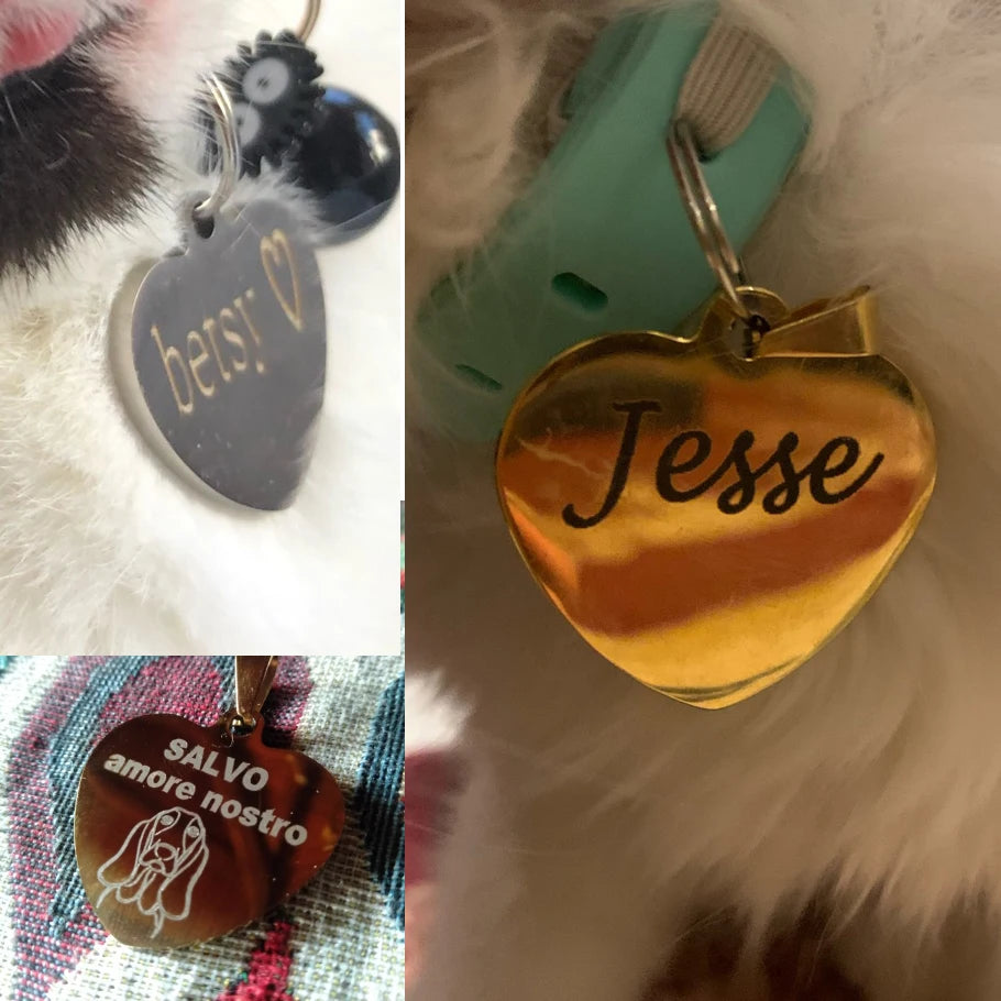 ID Heart Tag - Personalized